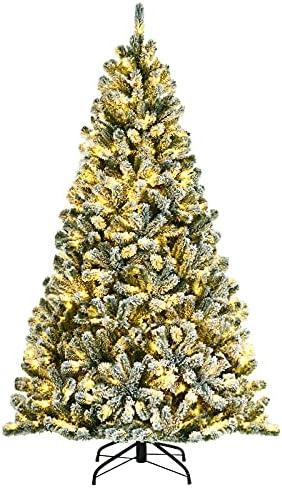 Top 6 Pre-Lit Snow Flocked Christmas Trees for Your Home