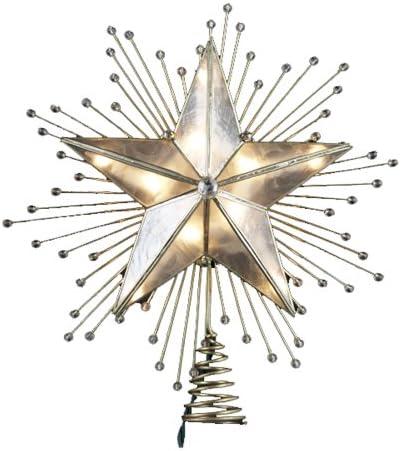 Radiant Holiday Decor: Top Kurt Adler Capiz Star Treetops