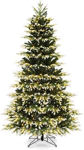 Festive Goplus Pre-Lit Christmas Trees for Your Home