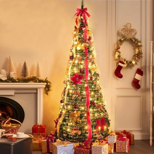 Transforming Holiday Spirit: Our Review of ⁤the 7 Ft Pop-Up Xmas Tree