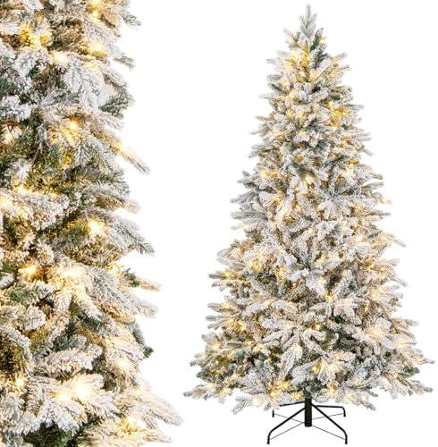 Top Pre-Lit Snow Flocked Christmas Trees for Festive Cheer