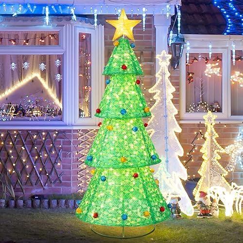 Top 5 Easy-Setup 6.5FT Pre-Lit Pop-Up Christmas Trees