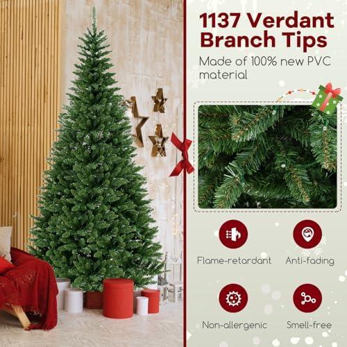 Transform Our Space: Review of the GOFLAME 8FT Corner Christmas Tree