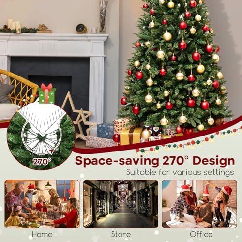 Transform Our Space: Review of the GOFLAME 8FT Corner Christmas Tree