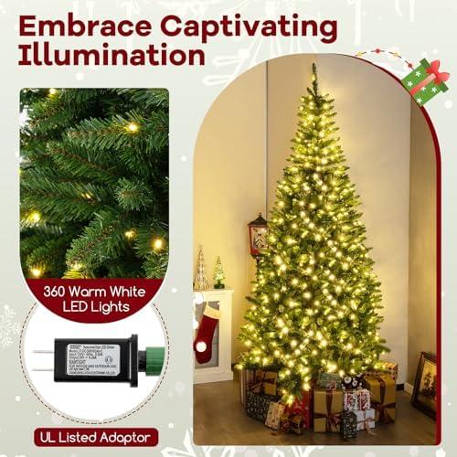 Transform Our Space: Review of the GOFLAME 8FT Corner Christmas Tree