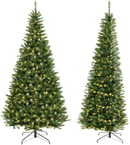 Top 3 Space-Saving Pre-Lit Corner Christmas Trees for 2023