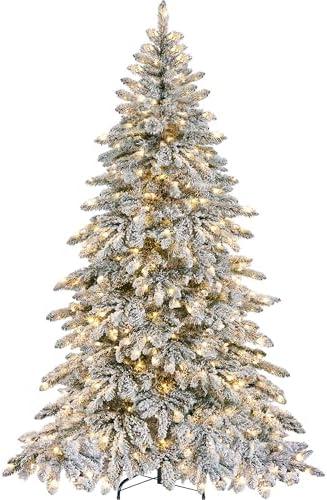 Top 5 Pre-Lit Snow Flocked Christmas Trees for Holiday Cheer