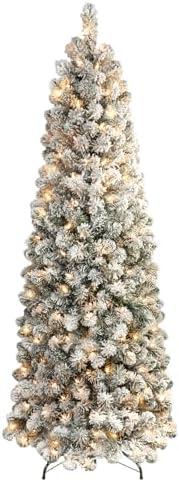 Top 5 Pre-Lit Snow Flocked Christmas Trees for Holiday Cheer