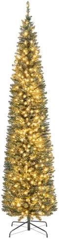 Top Pre-Lit Pencil Christmas Trees for Cozy Holiday Decor