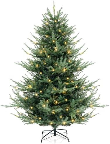 Festive Goplus Pre-Lit Christmas Trees for Your Home