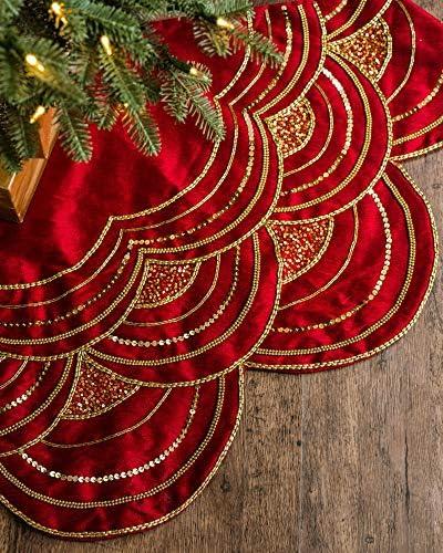 Festive Elegance: Top 3 Balsam Hill Beaded Tree Skirts