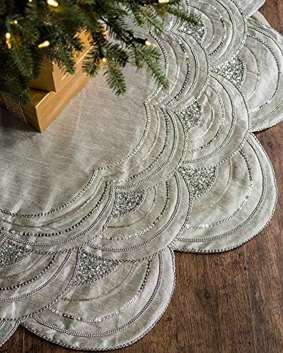 Festive Elegance: Top 3 Balsam Hill Beaded Tree Skirts