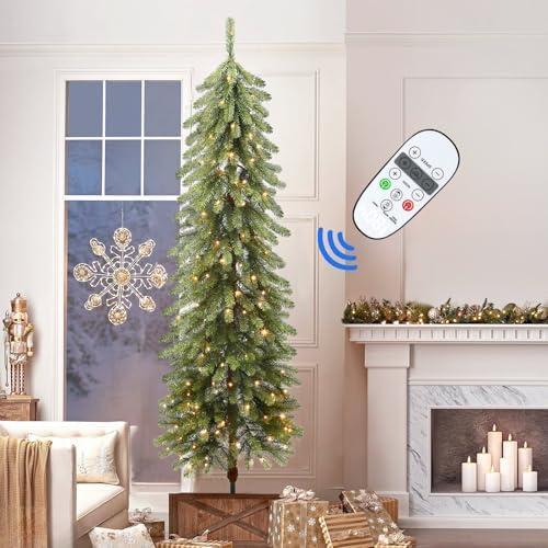 Top 3 Slim Pre-Lit Christmas Trees for a Festive Home