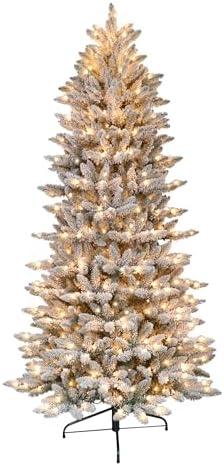 Top 4 Puleo International 7.5ft Pre-Lit Christmas Trees