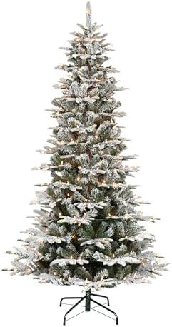 Top 4 Puleo International 7.5ft Pre-Lit Christmas Trees