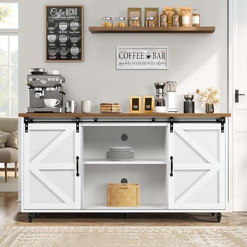 Transforming Our Space: A Review of the 4ever2buy Coffee Bar Cabinet