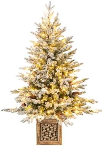 Top 3 Festive 4FT Pre-Lit Christmas Trees for Your Home