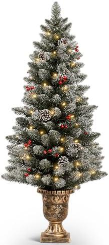 Top 3 Festive 4FT Pre-Lit Christmas Trees for Your Home