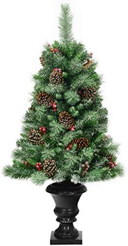 Top 3 Festive 4FT Pre-Lit Christmas Trees for Your Home