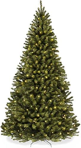 Top 9ft Pre-Lit Christmas Trees for Festive Elegance