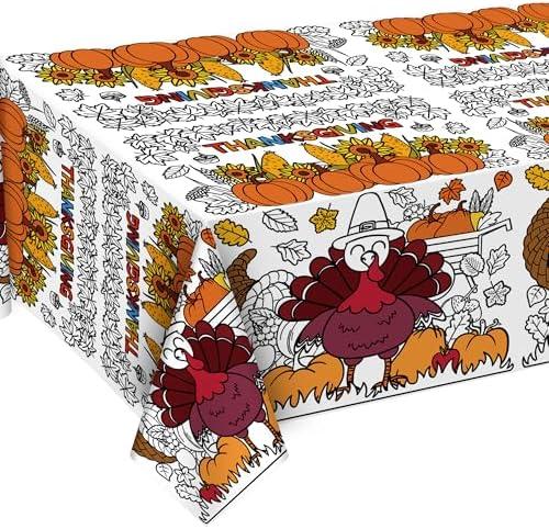 Unleashing Creativity: Our Review of the OHOME Thanksgiving Tablecloth